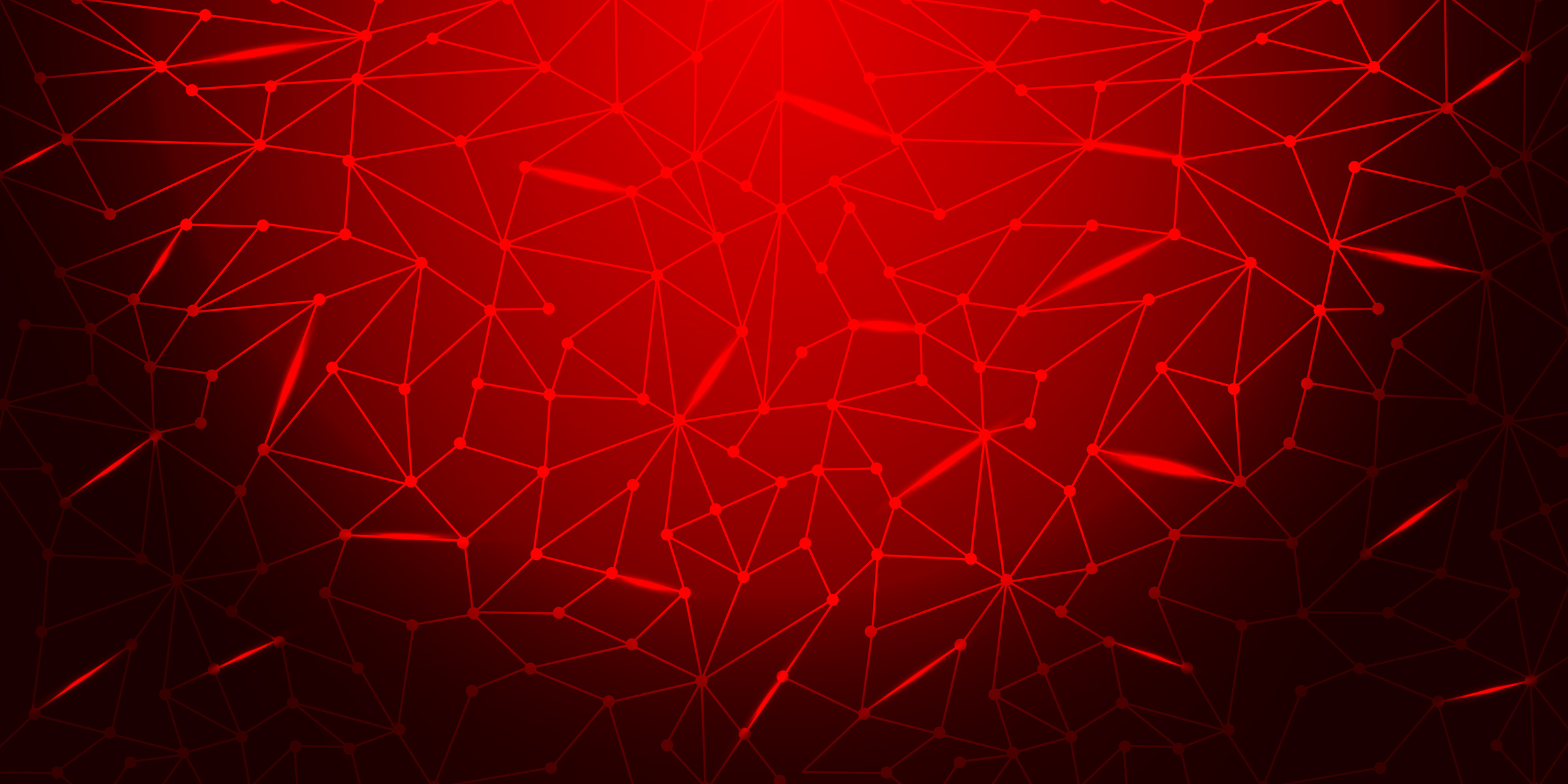 Red Background abstract with lighting lines digital concept